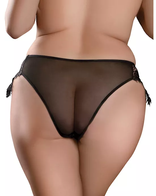 Vibrating Butt Plug Panties - Os/xl