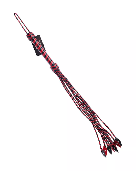 BoundXLeatherLeafStudTipCatONineTails