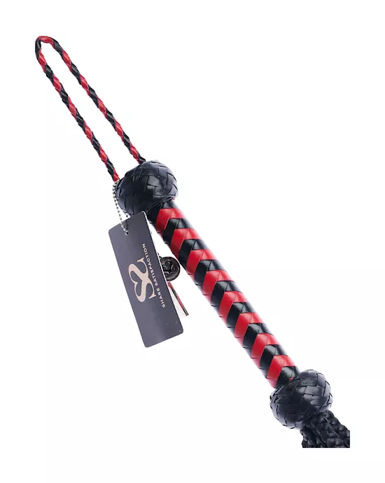 Bound X Braided Calf Leather Flogger