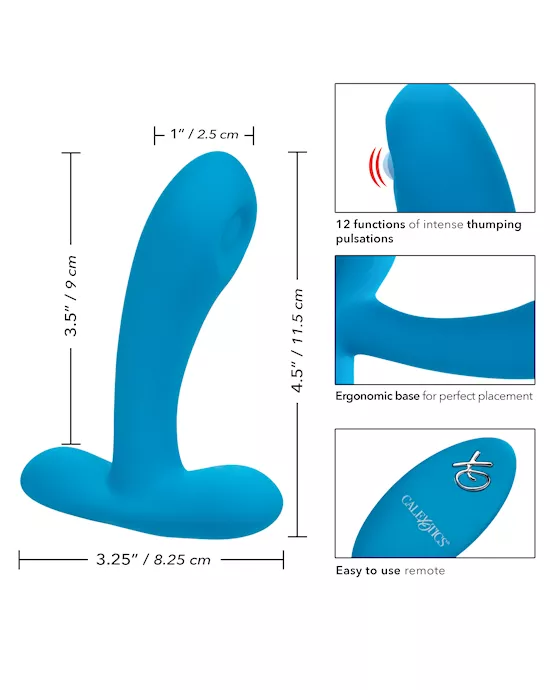 Silicone Remote Pulsing Pleaser