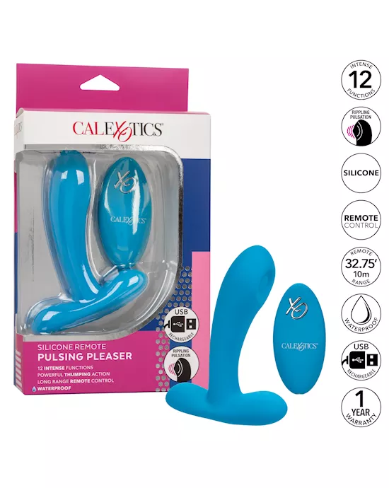 Silicone Remote Pulsing Pleaser