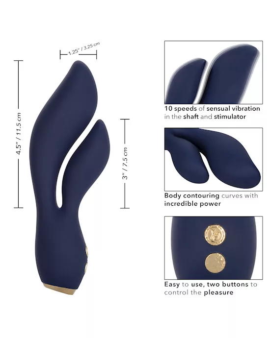 Chic Lilac Rabbit Vibrator - 7 Inch