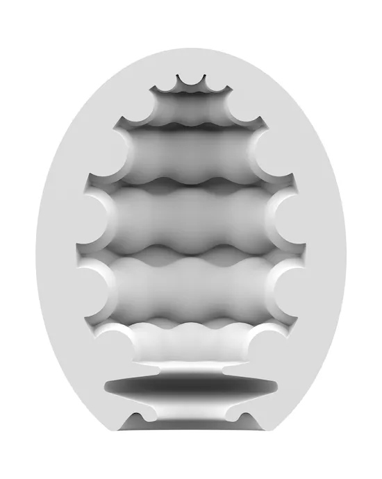 Satisfyer Masturbator Egg - Single Riffle