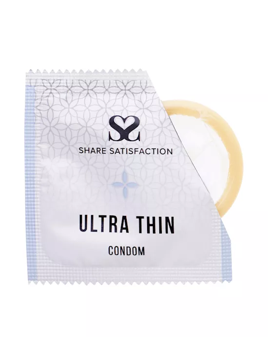 Share Satisfaction Ultra Thin Condom - 3 Pack
