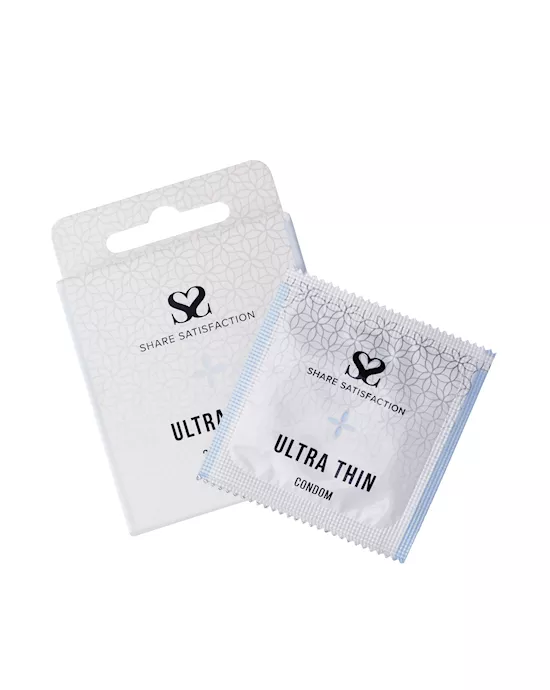 Share Satisfaction Ultra Thin Condom - 3 Pack