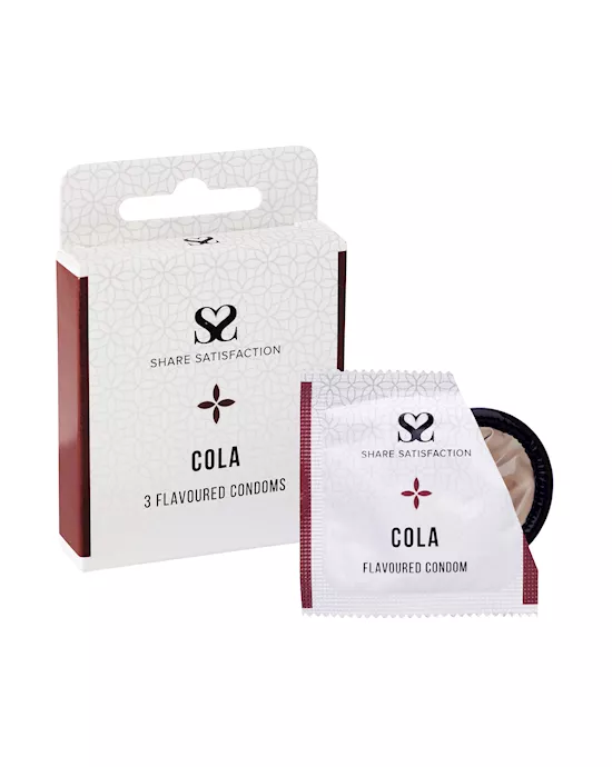 ShareSatisfactionColaFlavouredCondoms-3pack