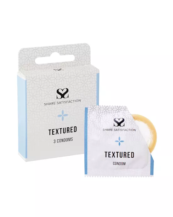 ShareSatisfactionTexturedCondoms-3pack