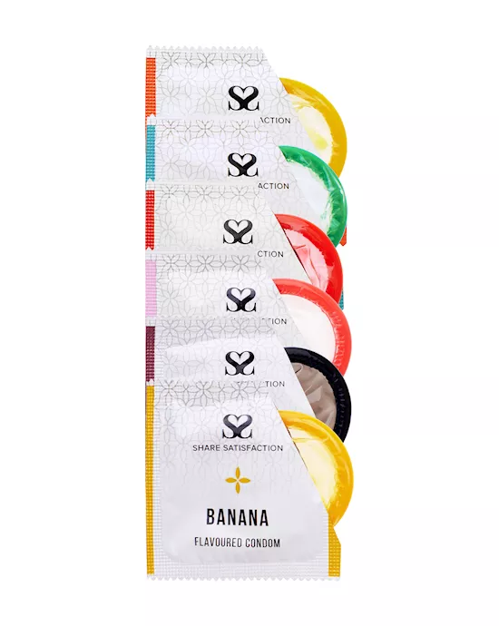 ShareSatisfactionFlavours-12MixedCondoms