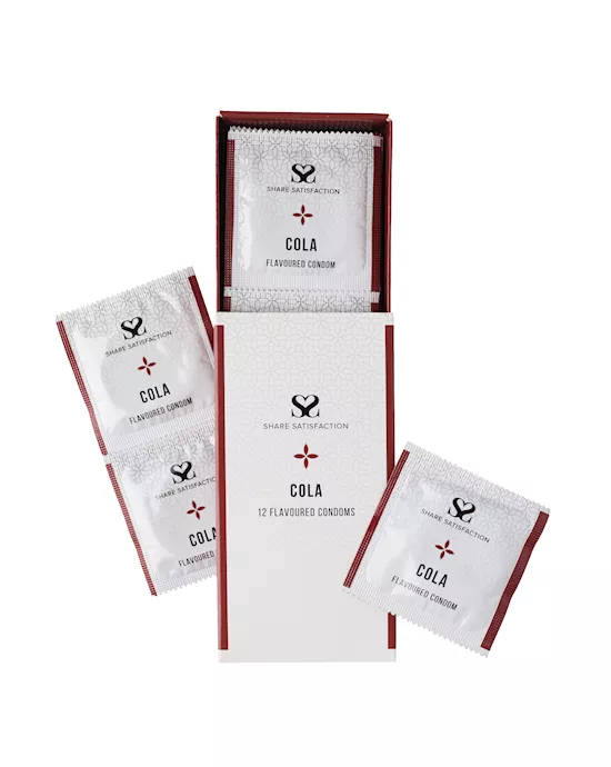 Share Satisfaction Cola Flavoured Condoms - 12 Pack