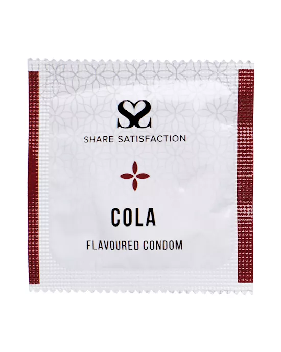 Share Satisfaction Cola Flavoured Condoms - 12 Pack