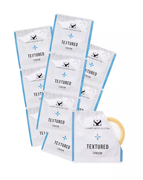 ShareSatisfactionTexturedCondoms-bulkpack50100500