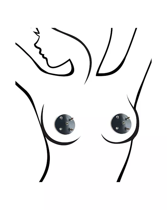 Sexy Af Nipple Pasties Black Studded