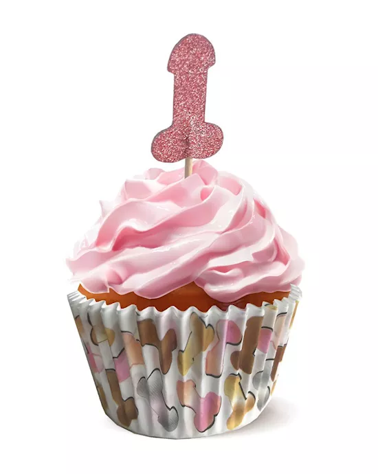 Glitterati Penis Cupcake Decorating Set