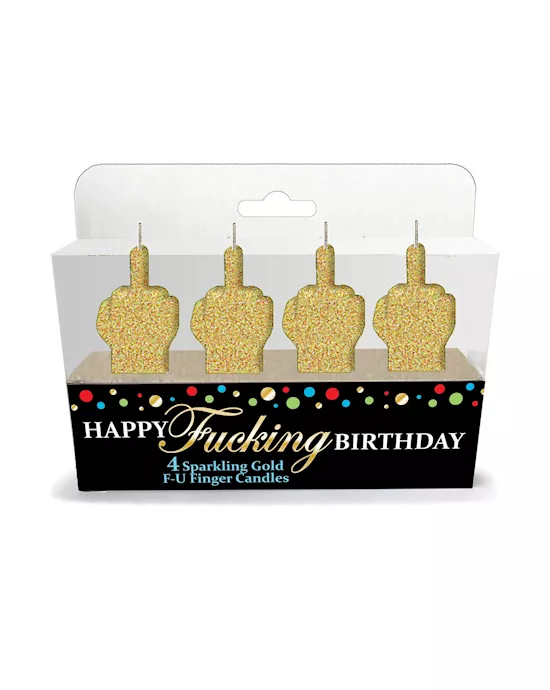 HappyFuckingBirthdayFuCandleSet