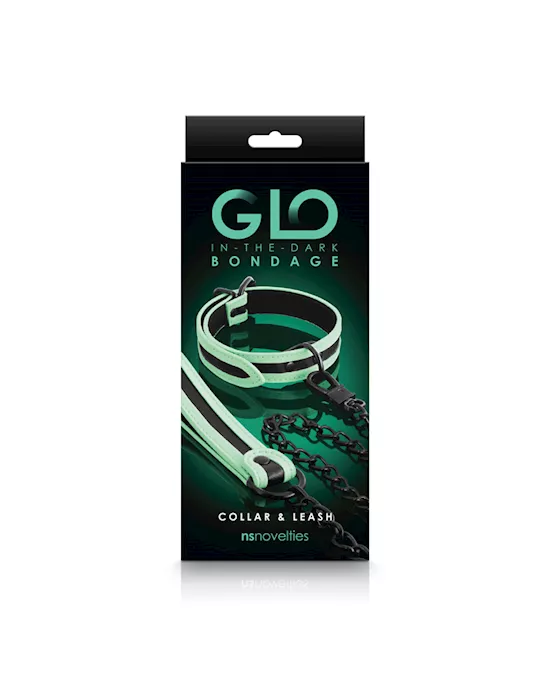 Glo Bondage Collar And Leash