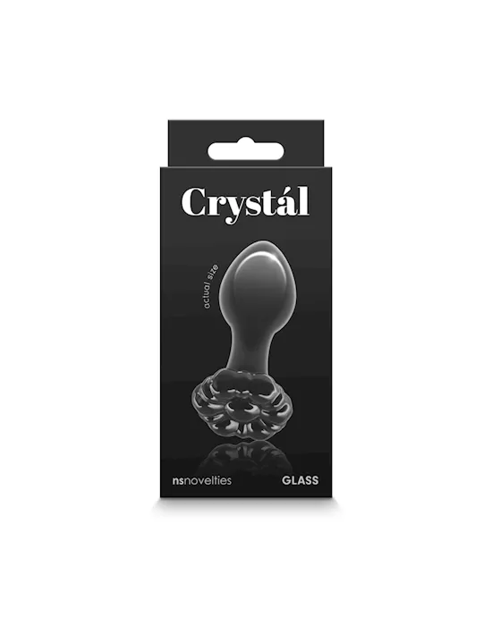 Crystal Flower Butt Plug