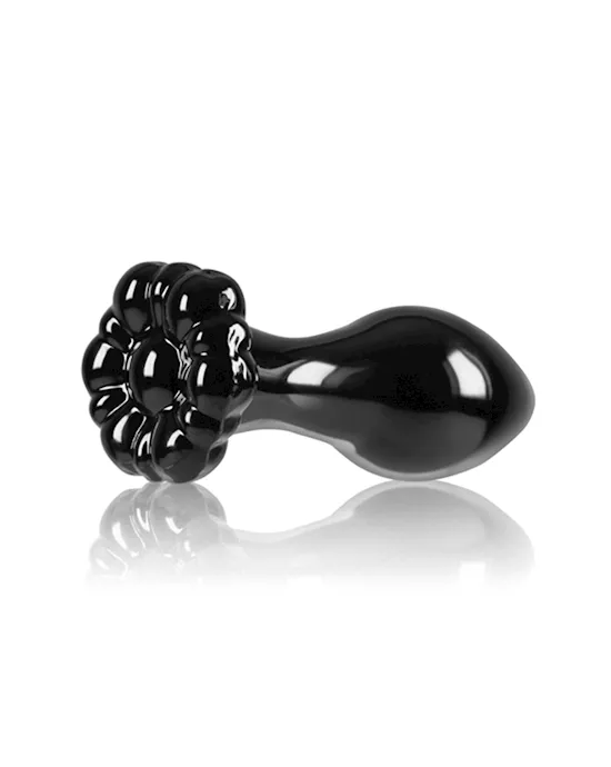 Crystal Flower Butt Plug