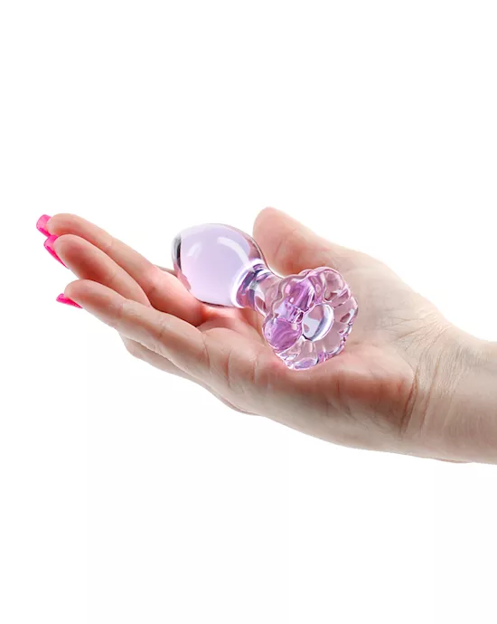 Crystal Flower Butt Plug