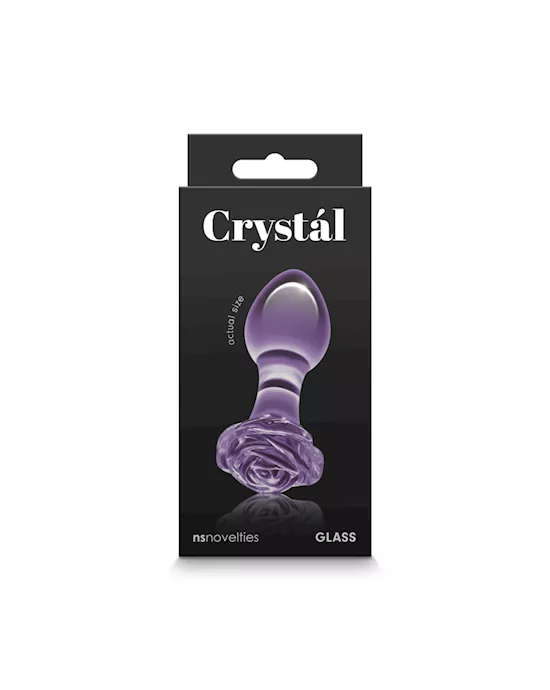 Crystal Rose Butt Plug
