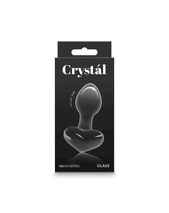 Crystal Heart Butt Plug
