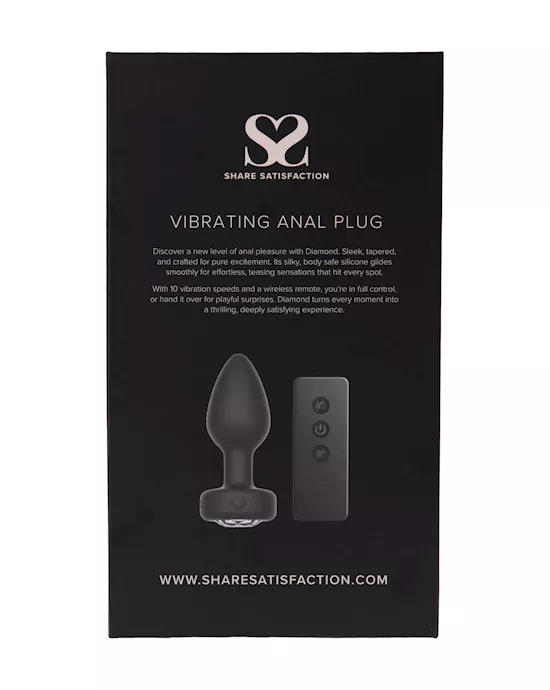 Share Satisfaction Diamond Vibrating Plug