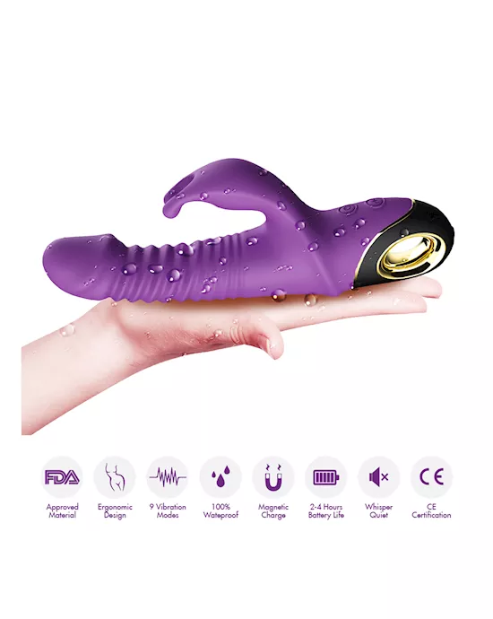 Brave Thrusting Rabbit Vibrator