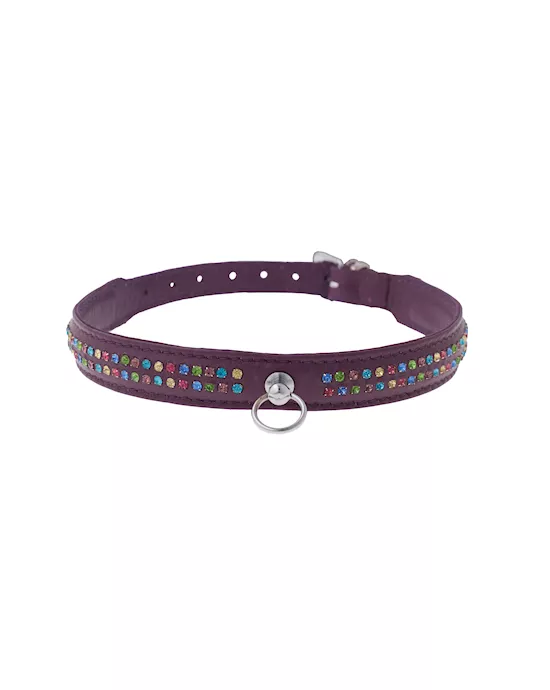 BoundXCollarWithRhinestones-TwoRows