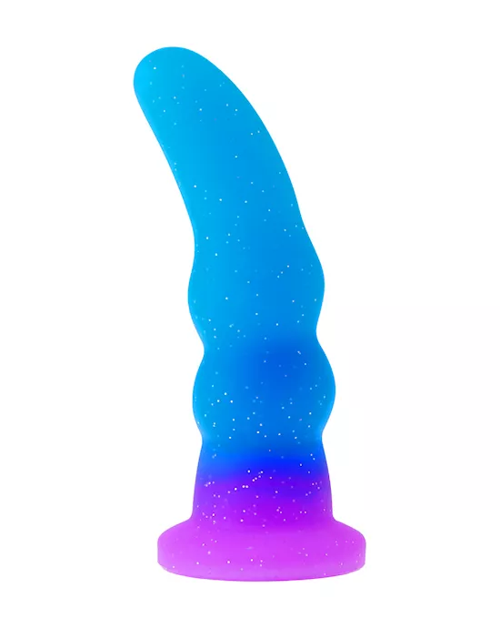 Nood Colours Glitter Rippled Dildo