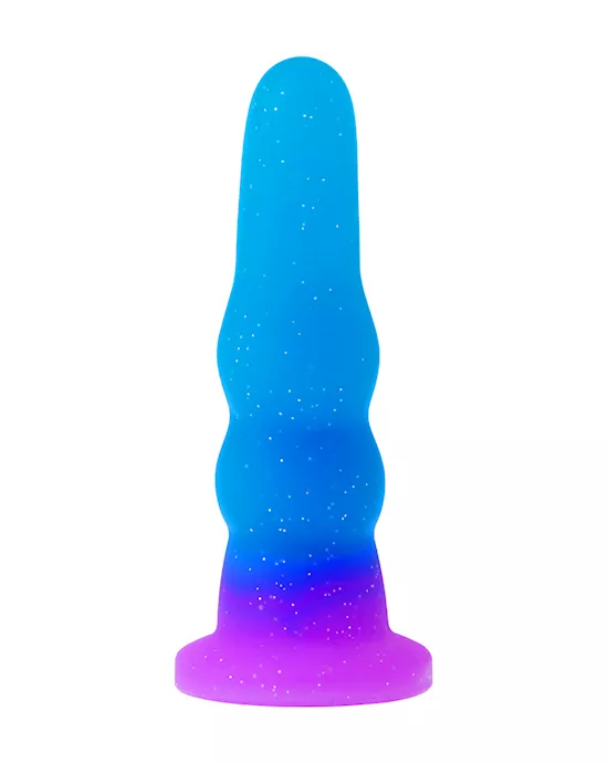 Nood Colours Glitter Rippled Dildo