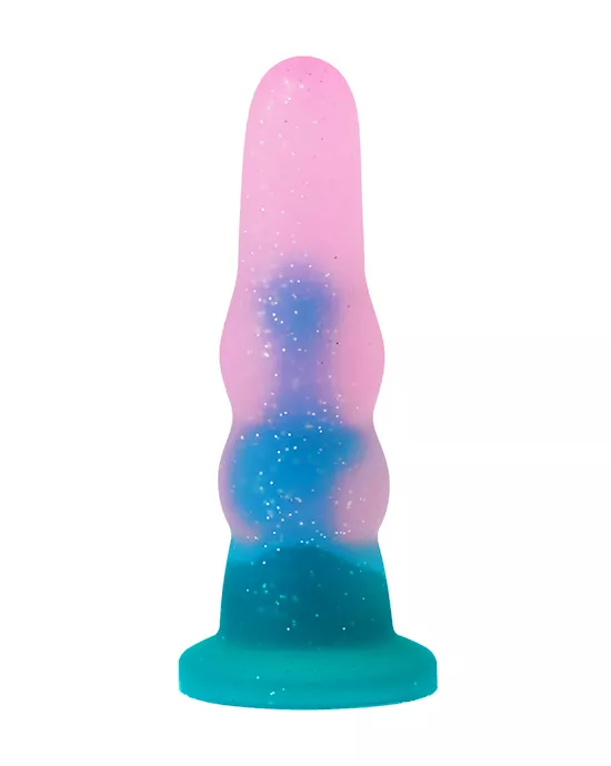 Nood Colours Glitter Rippled Dildo