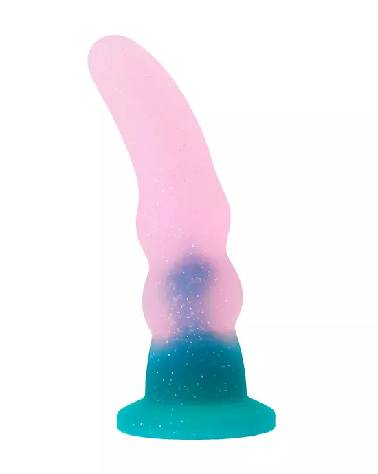 Nood Colours Glitter Rippled Dildo