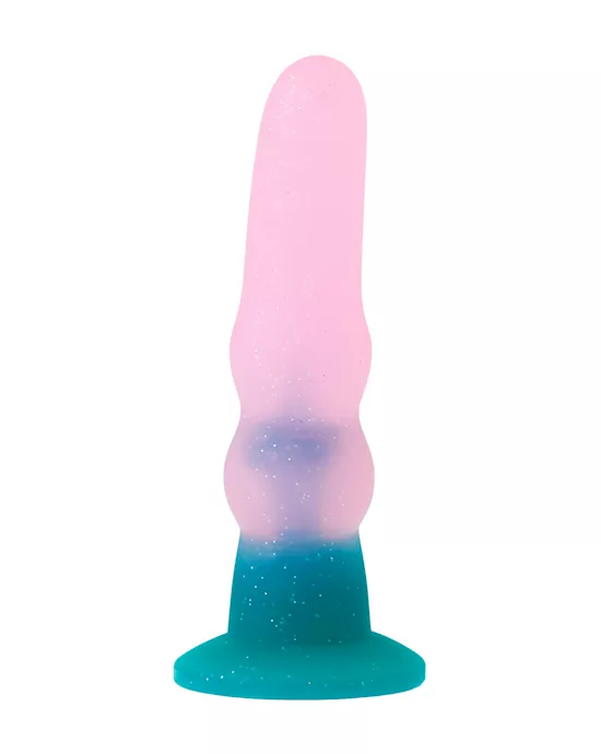 Nood Colours Glitter Rippled Dildo