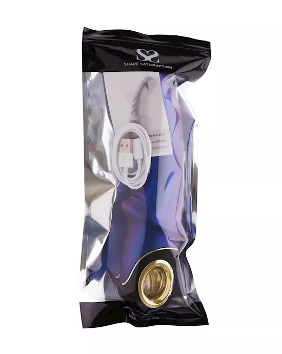 Share Satisfaction Cosmic Vibrating Dildo