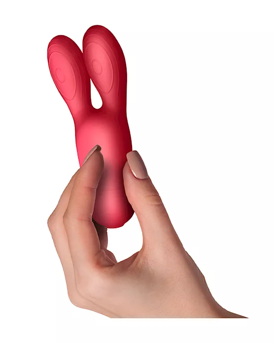 Rocks Off Sugarboo Coral Kiss Twin Clitoral Vibrator