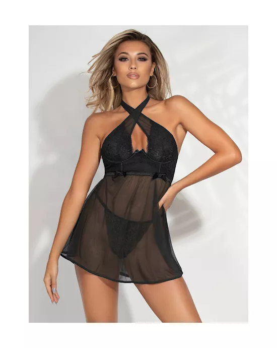 Drama Queen 2-piece Babydoll Set