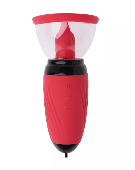 Play Swirling Suction Cup Vibrator With Bullet