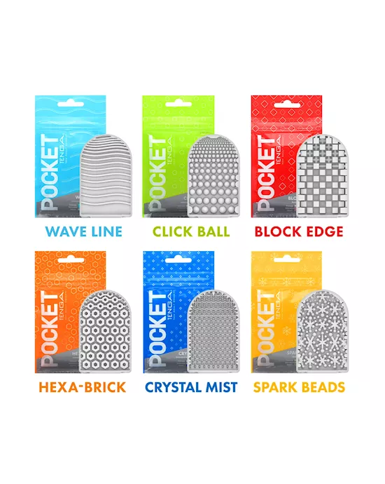 Pocket Tenga Wave Line Stroker