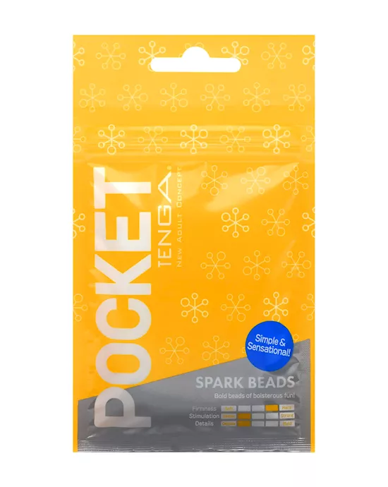 Pocket Tenga Spark Beads Stroker
