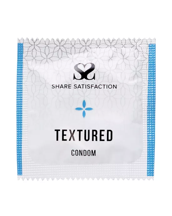 Share Satisfaction Textured Condoms - 50 Pack