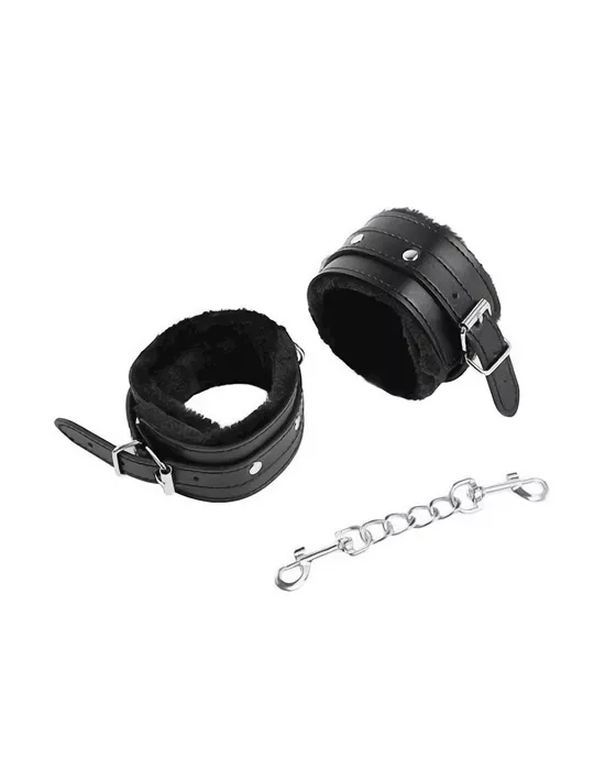 KinkiFurLinedAnkleRestraints