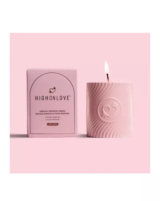 High On Love Massage Candle - Lychee