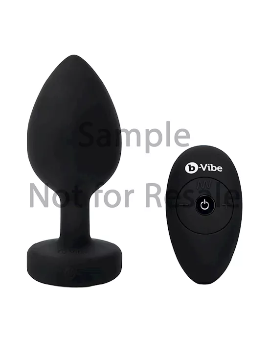 VIBRATINGJEWELPLUGXXLBLACKTESTER