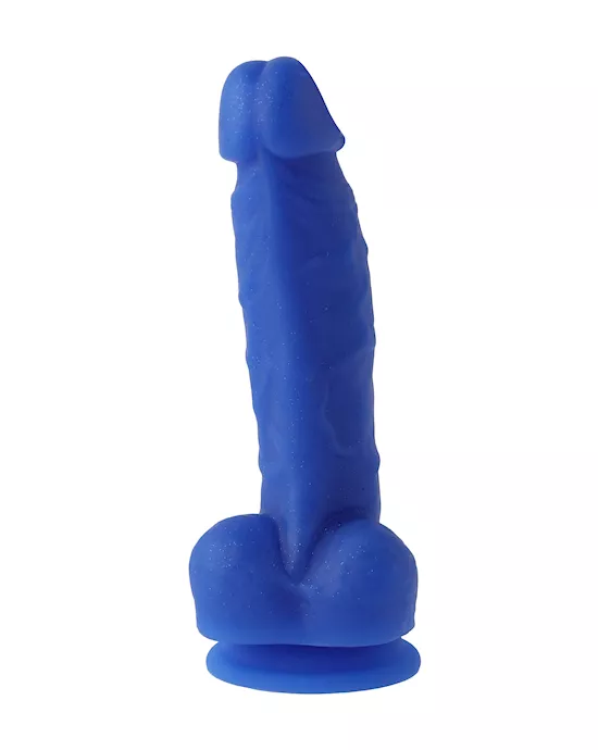 Nood Colours Realistic Glitter Dual Density Dildo With Balls