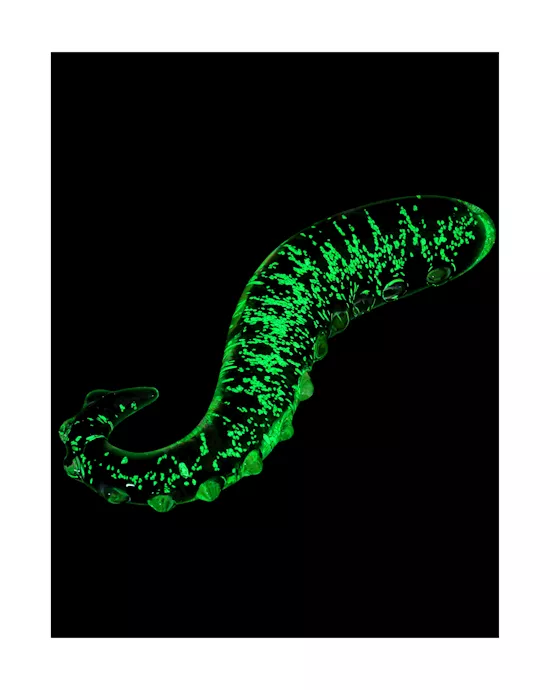 Lucent Glow In The Dark Seahorse Glass Massager