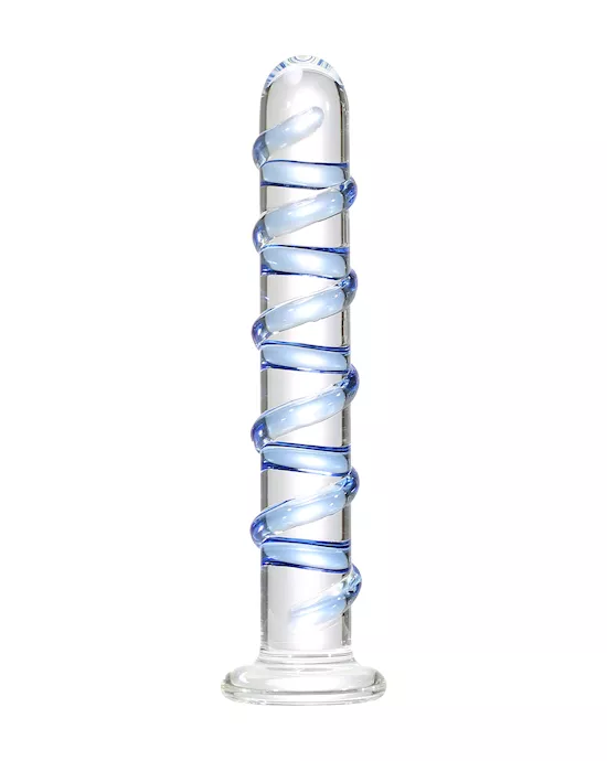 Lucent Spiral Glass Dildo
