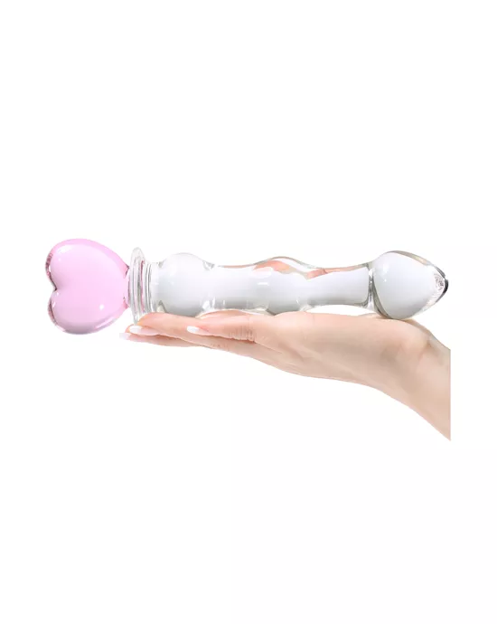 Lucent Heartfelt Glass Massager