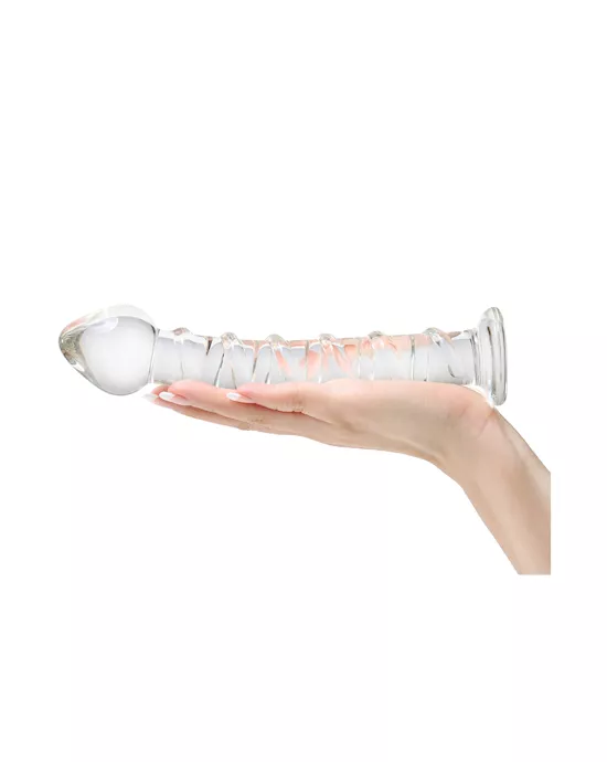 Lucent Winding Glass Dildo