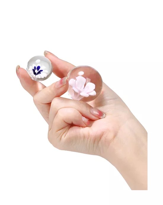 Lucent Flower Glass Kegel Balls