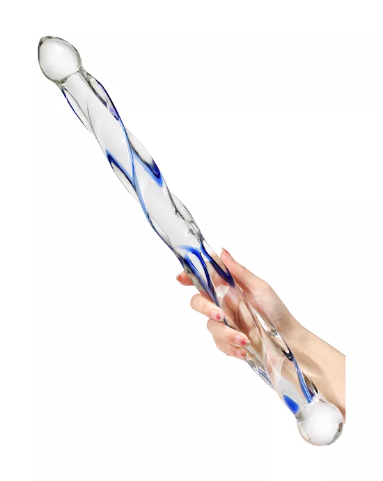 Lucent Winding Giant Glass Wand