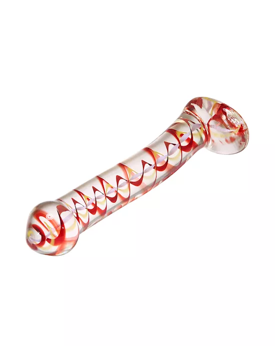 Lucent Inner Spiral Glass Dildo